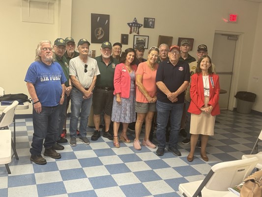 Honorary Partner ceremony for NC VVA Chapter 124 by members of the NC Edward Buncombe Chapter NSDAR.